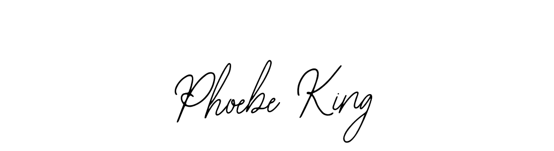 Use a signature maker to create a handwritten signature online. With this signature software, you can design (Bearetta-2O07w) your own signature for name Phoebe King. Phoebe King signature style 12 images and pictures png