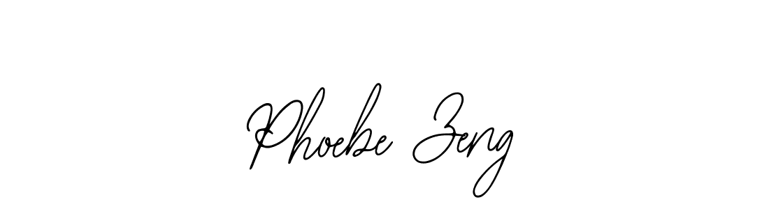 Also You can easily find your signature by using the search form. We will create Phoebe Zeng name handwritten signature images for you free of cost using Bearetta-2O07w sign style. Phoebe Zeng signature style 12 images and pictures png
