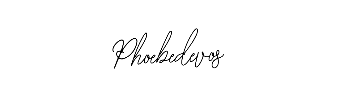Also You can easily find your signature by using the search form. We will create Phoebedevos name handwritten signature images for you free of cost using Bearetta-2O07w sign style. Phoebedevos signature style 12 images and pictures png