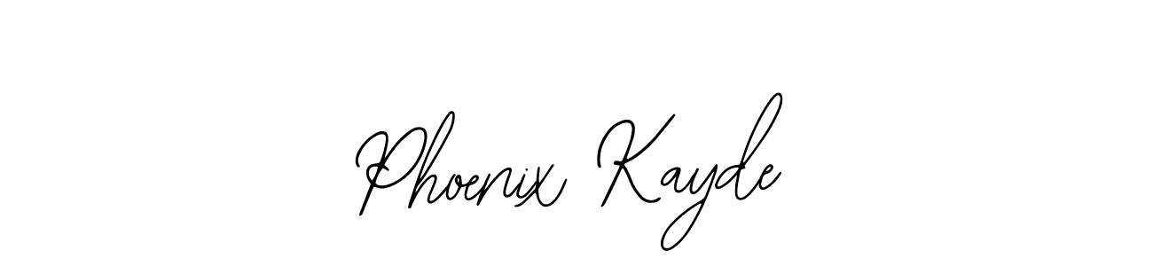 You can use this online signature creator to create a handwritten signature for the name Phoenix Kayde. This is the best online autograph maker. Phoenix Kayde signature style 12 images and pictures png