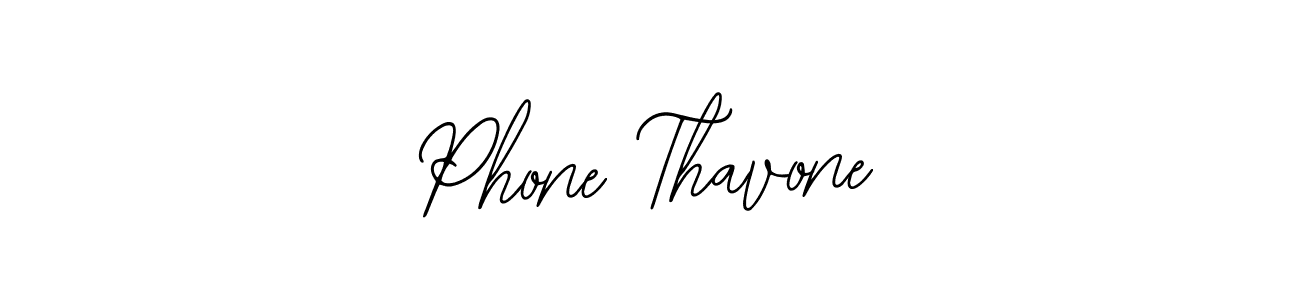 The best way (Bearetta-2O07w) to make a short signature is to pick only two or three words in your name. The name Phone Thavone include a total of six letters. For converting this name. Phone Thavone signature style 12 images and pictures png