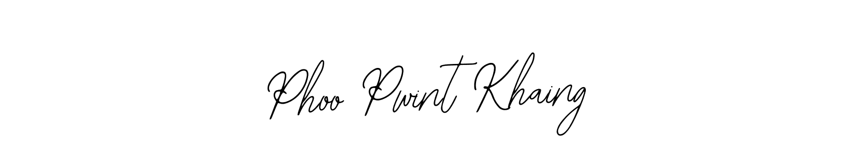 Create a beautiful signature design for name Phoo Pwint Khaing. With this signature (Bearetta-2O07w) fonts, you can make a handwritten signature for free. Phoo Pwint Khaing signature style 12 images and pictures png