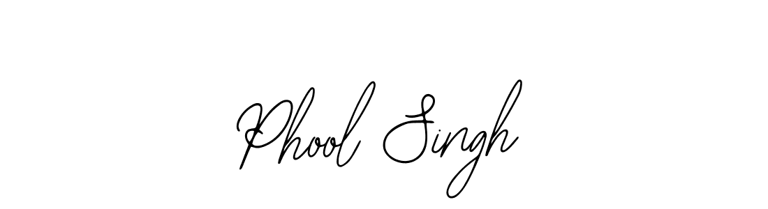 How to make Phool Singh name signature. Use Bearetta-2O07w style for creating short signs online. This is the latest handwritten sign. Phool Singh signature style 12 images and pictures png