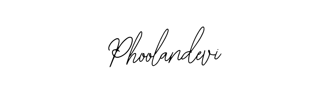 Use a signature maker to create a handwritten signature online. With this signature software, you can design (Bearetta-2O07w) your own signature for name Phoolandevi. Phoolandevi signature style 12 images and pictures png