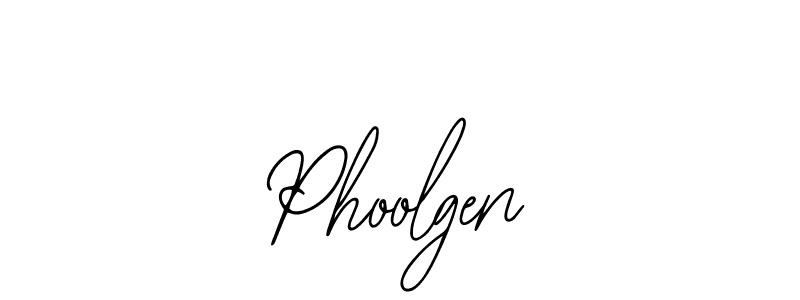 How to make Phoolgen signature? Bearetta-2O07w is a professional autograph style. Create handwritten signature for Phoolgen name. Phoolgen signature style 12 images and pictures png