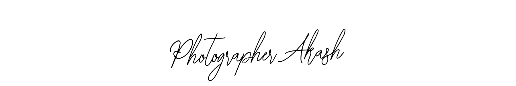 Use a signature maker to create a handwritten signature online. With this signature software, you can design (Bearetta-2O07w) your own signature for name Photographer Akash. Photographer Akash signature style 12 images and pictures png