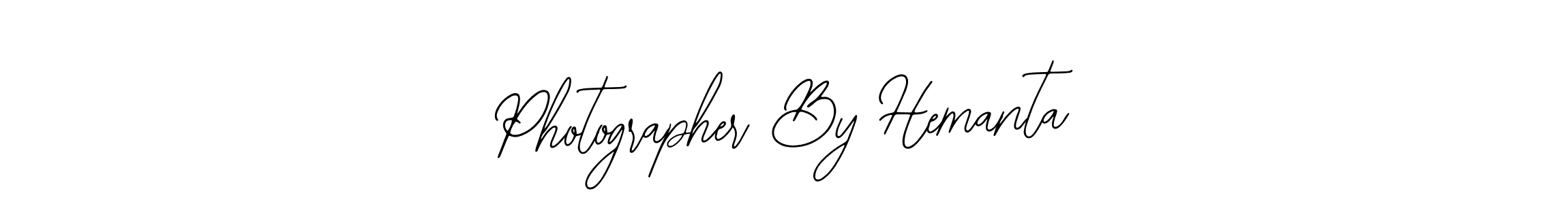if you are searching for the best signature style for your name Photographer By Hemanta. so please give up your signature search. here we have designed multiple signature styles  using Bearetta-2O07w. Photographer By Hemanta signature style 12 images and pictures png