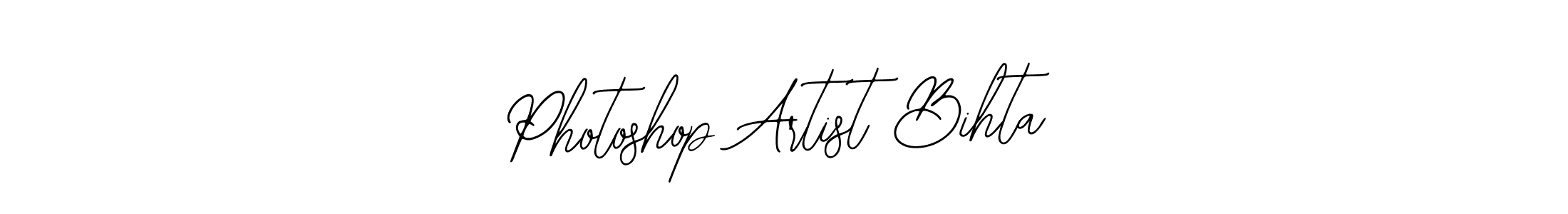 Design your own signature with our free online signature maker. With this signature software, you can create a handwritten (Bearetta-2O07w) signature for name Photoshop Artist Bihta. Photoshop Artist Bihta signature style 12 images and pictures png
