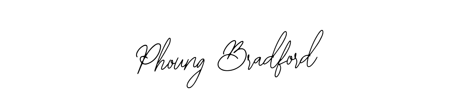 Check out images of Autograph of Phoung Bradford name. Actor Phoung Bradford Signature Style. Bearetta-2O07w is a professional sign style online. Phoung Bradford signature style 12 images and pictures png