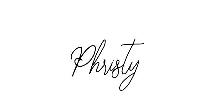 Design your own signature with our free online signature maker. With this signature software, you can create a handwritten (Bearetta-2O07w) signature for name Phristy. Phristy signature style 12 images and pictures png