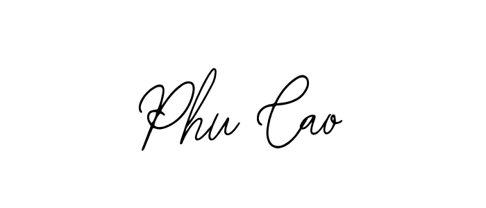 Also we have Phu Cao name is the best signature style. Create professional handwritten signature collection using Bearetta-2O07w autograph style. Phu Cao signature style 12 images and pictures png
