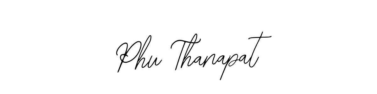 How to make Phu Thanapat name signature. Use Bearetta-2O07w style for creating short signs online. This is the latest handwritten sign. Phu Thanapat signature style 12 images and pictures png