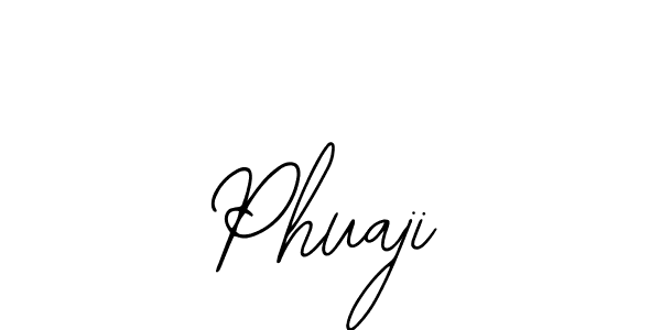 Make a beautiful signature design for name Phuaji. With this signature (Bearetta-2O07w) style, you can create a handwritten signature for free. Phuaji signature style 12 images and pictures png