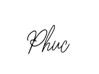 Make a beautiful signature design for name Phuc. With this signature (Bearetta-2O07w) style, you can create a handwritten signature for free. Phuc signature style 12 images and pictures png