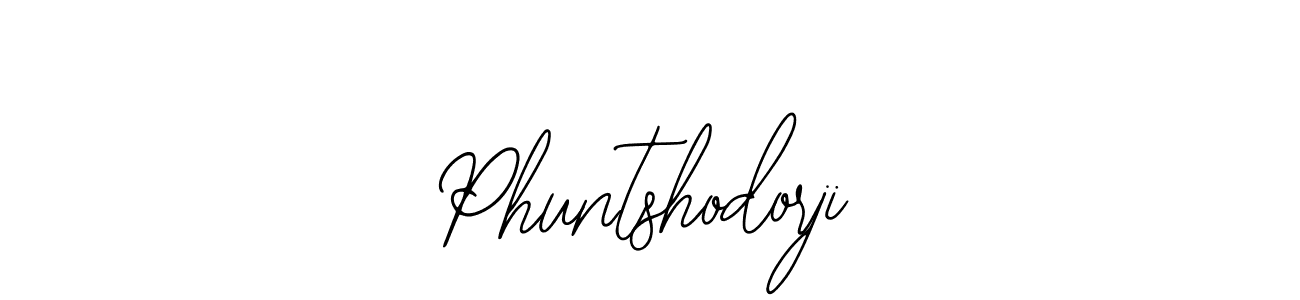 Create a beautiful signature design for name Phuntshodorji. With this signature (Bearetta-2O07w) fonts, you can make a handwritten signature for free. Phuntshodorji signature style 12 images and pictures png