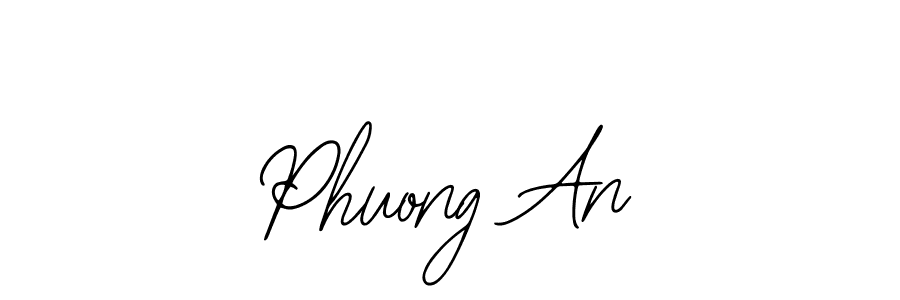 Similarly Bearetta-2O07w is the best handwritten signature design. Signature creator online .You can use it as an online autograph creator for name Phuong An. Phuong An signature style 12 images and pictures png