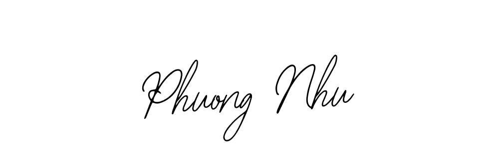 Make a beautiful signature design for name Phuong Nhu. With this signature (Bearetta-2O07w) style, you can create a handwritten signature for free. Phuong Nhu signature style 12 images and pictures png