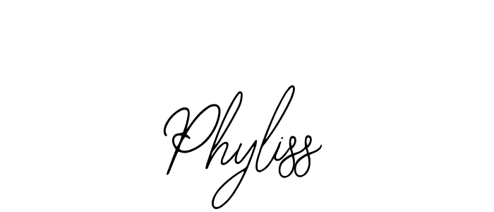Make a beautiful signature design for name Phyliss. Use this online signature maker to create a handwritten signature for free. Phyliss signature style 12 images and pictures png