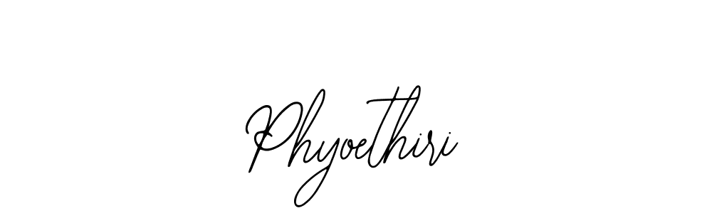 The best way (Bearetta-2O07w) to make a short signature is to pick only two or three words in your name. The name Phyoethiri include a total of six letters. For converting this name. Phyoethiri signature style 12 images and pictures png