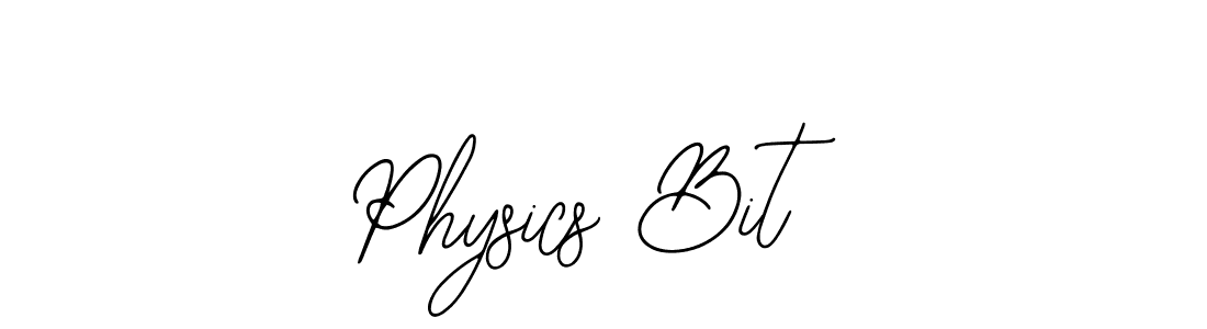 Make a beautiful signature design for name Physics Bit. With this signature (Bearetta-2O07w) style, you can create a handwritten signature for free. Physics Bit signature style 12 images and pictures png