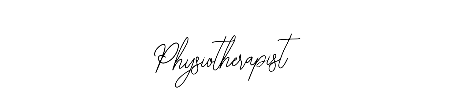 The best way (Bearetta-2O07w) to make a short signature is to pick only two or three words in your name. The name Physiotherapist include a total of six letters. For converting this name. Physiotherapist signature style 12 images and pictures png