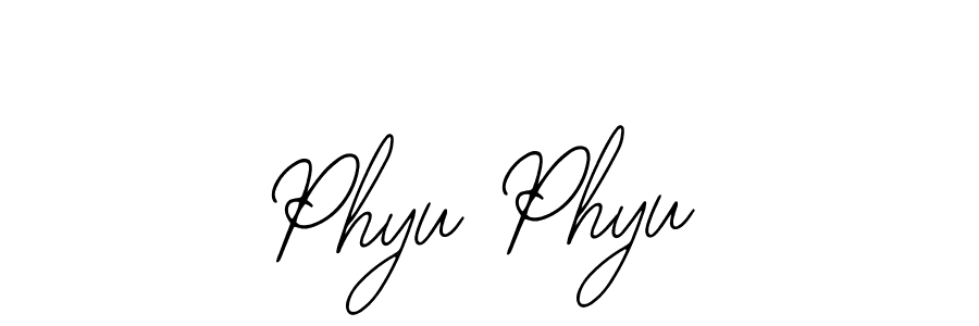 Bearetta-2O07w is a professional signature style that is perfect for those who want to add a touch of class to their signature. It is also a great choice for those who want to make their signature more unique. Get Phyu Phyu name to fancy signature for free. Phyu Phyu signature style 12 images and pictures png