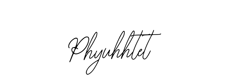 Also You can easily find your signature by using the search form. We will create Phyuhhtet name handwritten signature images for you free of cost using Bearetta-2O07w sign style. Phyuhhtet signature style 12 images and pictures png