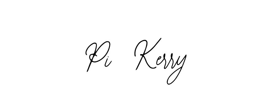 This is the best signature style for the Pi  Kerry name. Also you like these signature font (Bearetta-2O07w). Mix name signature. Pi  Kerry signature style 12 images and pictures png