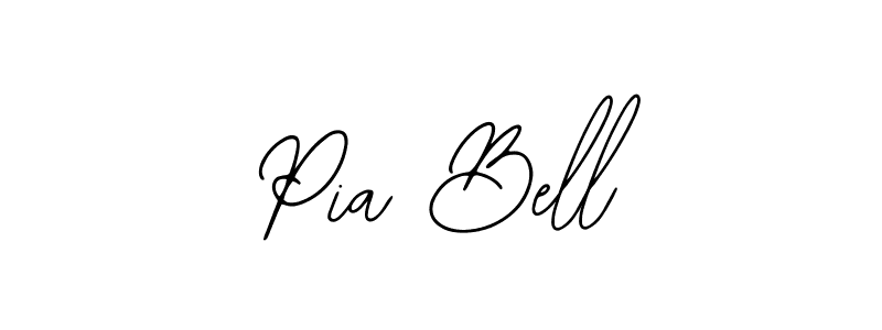 You should practise on your own different ways (Bearetta-2O07w) to write your name (Pia Bell) in signature. don't let someone else do it for you. Pia Bell signature style 12 images and pictures png