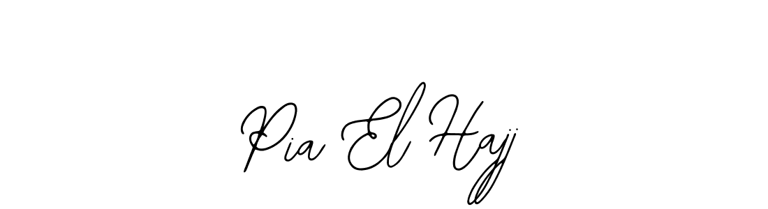 Make a beautiful signature design for name Pia El Hajj. With this signature (Bearetta-2O07w) style, you can create a handwritten signature for free. Pia El Hajj signature style 12 images and pictures png