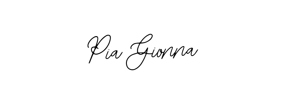 It looks lik you need a new signature style for name Pia Gionna. Design unique handwritten (Bearetta-2O07w) signature with our free signature maker in just a few clicks. Pia Gionna signature style 12 images and pictures png
