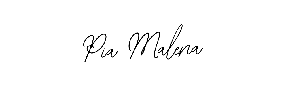 Also You can easily find your signature by using the search form. We will create Pia Malena name handwritten signature images for you free of cost using Bearetta-2O07w sign style. Pia Malena signature style 12 images and pictures png