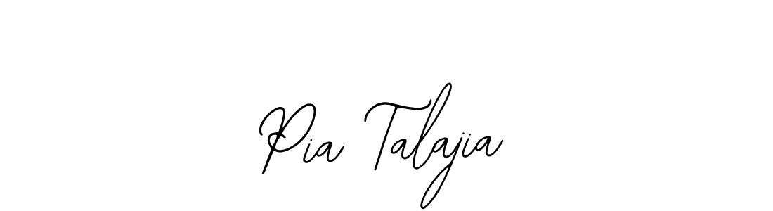 Pia Talajia stylish signature style. Best Handwritten Sign (Bearetta-2O07w) for my name. Handwritten Signature Collection Ideas for my name Pia Talajia. Pia Talajia signature style 12 images and pictures png