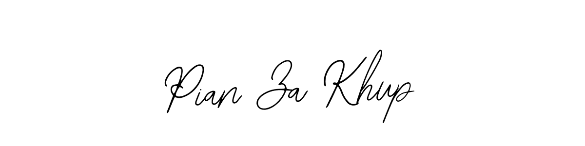 Similarly Bearetta-2O07w is the best handwritten signature design. Signature creator online .You can use it as an online autograph creator for name Pian Za Khup. Pian Za Khup signature style 12 images and pictures png