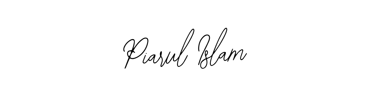 How to make Piarul Islam name signature. Use Bearetta-2O07w style for creating short signs online. This is the latest handwritten sign. Piarul Islam signature style 12 images and pictures png