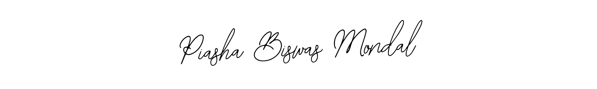 Make a beautiful signature design for name Piasha Biswas Mondal. With this signature (Bearetta-2O07w) style, you can create a handwritten signature for free. Piasha Biswas Mondal signature style 12 images and pictures png