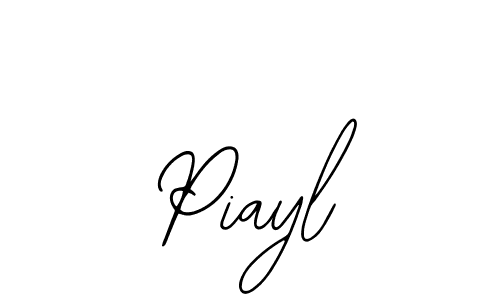 How to make Piayl signature? Bearetta-2O07w is a professional autograph style. Create handwritten signature for Piayl name. Piayl signature style 12 images and pictures png