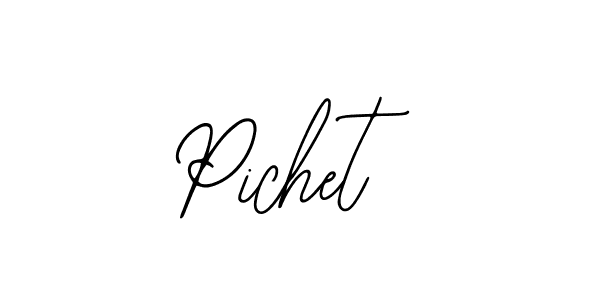 Use a signature maker to create a handwritten signature online. With this signature software, you can design (Bearetta-2O07w) your own signature for name Pichet. Pichet signature style 12 images and pictures png