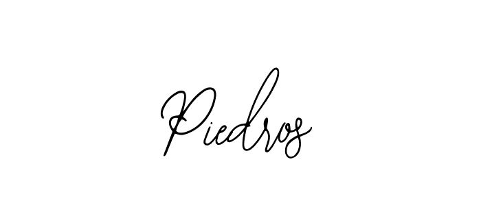 How to make Piedros signature? Bearetta-2O07w is a professional autograph style. Create handwritten signature for Piedros name. Piedros signature style 12 images and pictures png