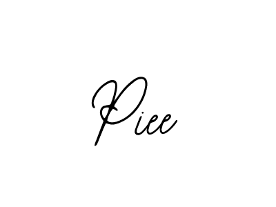 The best way (Bearetta-2O07w) to make a short signature is to pick only two or three words in your name. The name Piee include a total of six letters. For converting this name. Piee signature style 12 images and pictures png