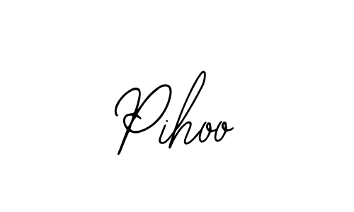 The best way (Bearetta-2O07w) to make a short signature is to pick only two or three words in your name. The name Pihoo include a total of six letters. For converting this name. Pihoo signature style 12 images and pictures png
