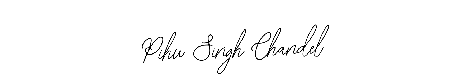 Use a signature maker to create a handwritten signature online. With this signature software, you can design (Bearetta-2O07w) your own signature for name Pihu Singh Chandel. Pihu Singh Chandel signature style 12 images and pictures png