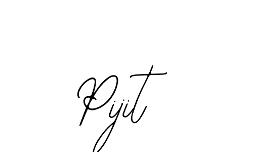 Design your own signature with our free online signature maker. With this signature software, you can create a handwritten (Bearetta-2O07w) signature for name Pijit. Pijit signature style 12 images and pictures png