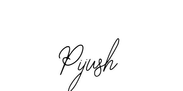 Use a signature maker to create a handwritten signature online. With this signature software, you can design (Bearetta-2O07w) your own signature for name Pijush. Pijush signature style 12 images and pictures png