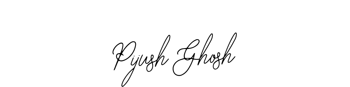 How to make Pijush Ghosh name signature. Use Bearetta-2O07w style for creating short signs online. This is the latest handwritten sign. Pijush Ghosh signature style 12 images and pictures png