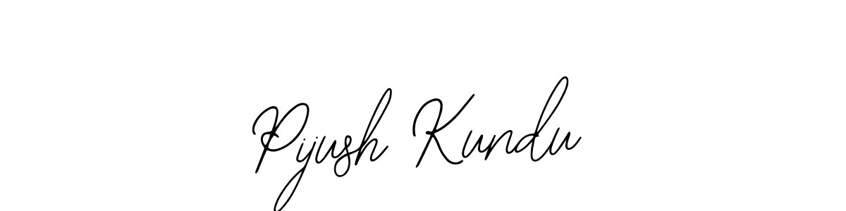 How to make Pijush Kundu name signature. Use Bearetta-2O07w style for creating short signs online. This is the latest handwritten sign. Pijush Kundu signature style 12 images and pictures png