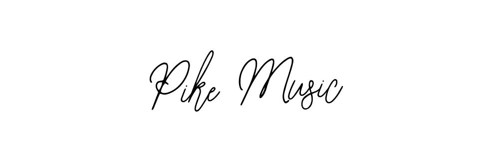 Make a beautiful signature design for name Pike Music. With this signature (Bearetta-2O07w) style, you can create a handwritten signature for free. Pike Music signature style 12 images and pictures png
