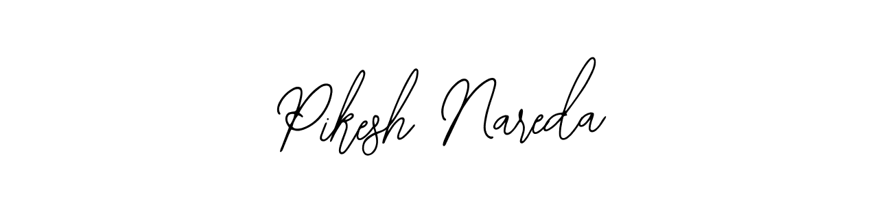 Make a beautiful signature design for name Pikesh Nareda. With this signature (Bearetta-2O07w) style, you can create a handwritten signature for free. Pikesh Nareda signature style 12 images and pictures png