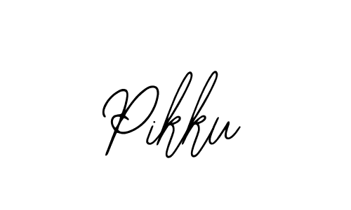 How to make Pikku name signature. Use Bearetta-2O07w style for creating short signs online. This is the latest handwritten sign. Pikku signature style 12 images and pictures png