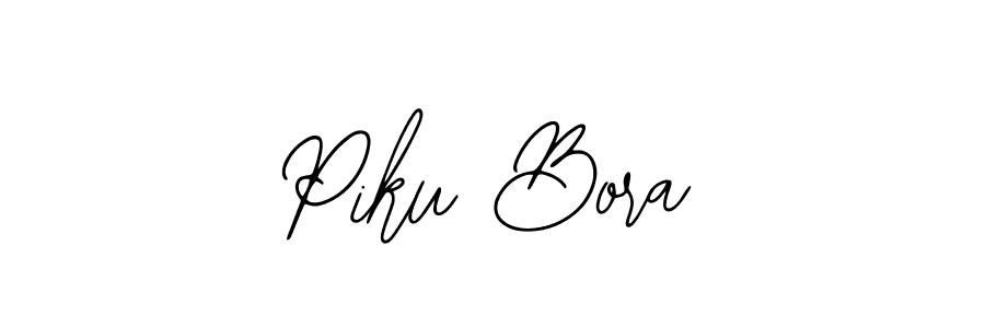 The best way (Bearetta-2O07w) to make a short signature is to pick only two or three words in your name. The name Piku Bora include a total of six letters. For converting this name. Piku Bora signature style 12 images and pictures png